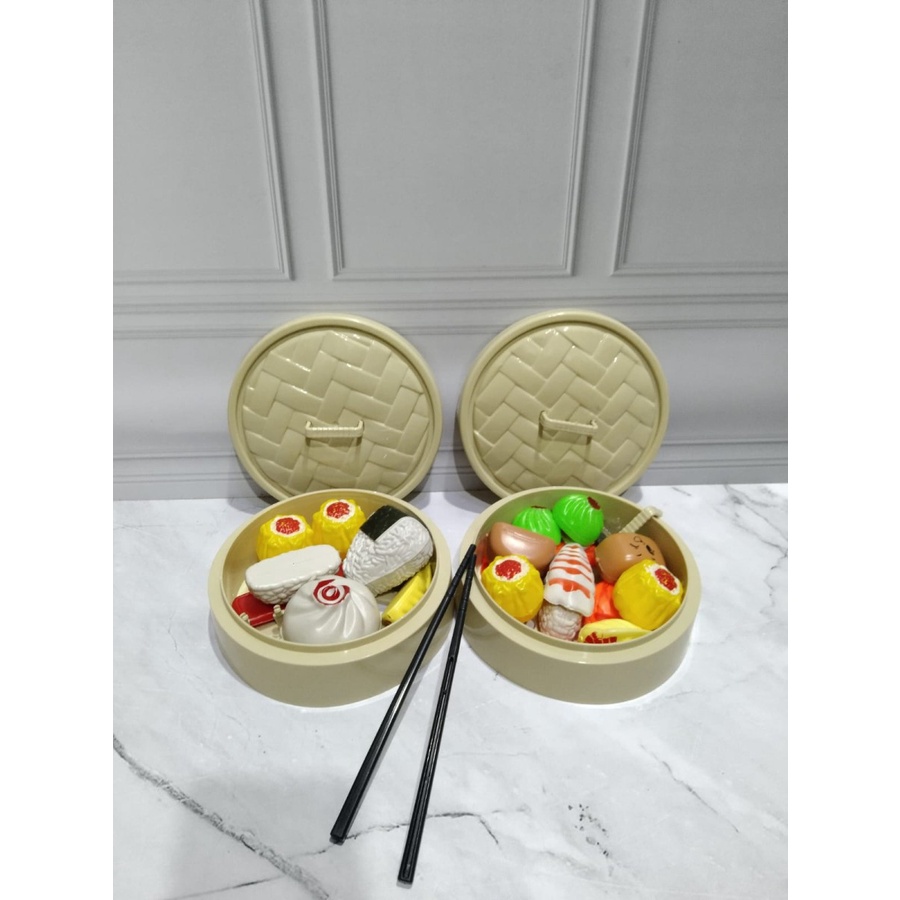 Mainan Makanan Playfood Dimsum Set Masak Masakan Kitchen Anak