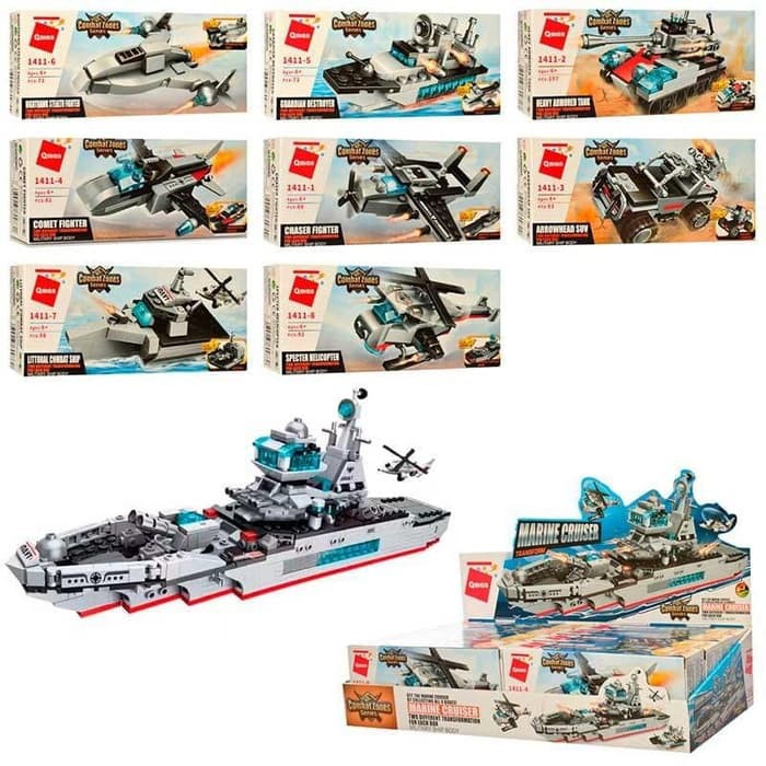Jual Mainan Lego Kapal Perang - Marine Cruiser Milirary - Mainan
