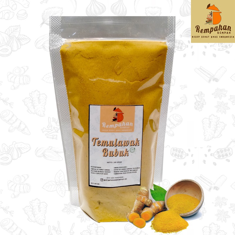 

Temulawak Bubuk asli murni original 100% (100 gram)