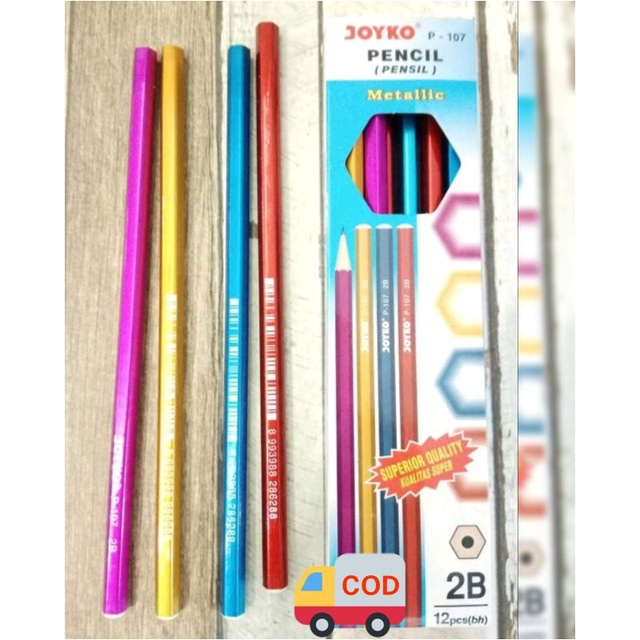 

PENSIL 2B METALIC JOYKO P-107 (HARGA SATUAN) TERSEDIA HARGA GROSIR PER LUSIN