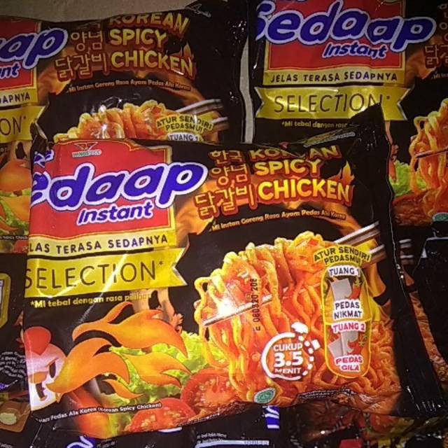 

sedaap korean spicy mie instan goreng 86gr