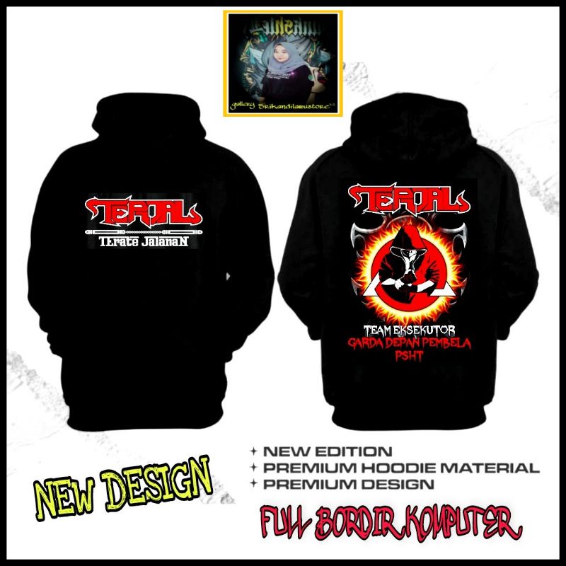 HOODIE TERJAL JAKET TERJAL SWEATER TERJAL BORDIR HOODIE SWEATERSHIRT BORDIR TERJAL