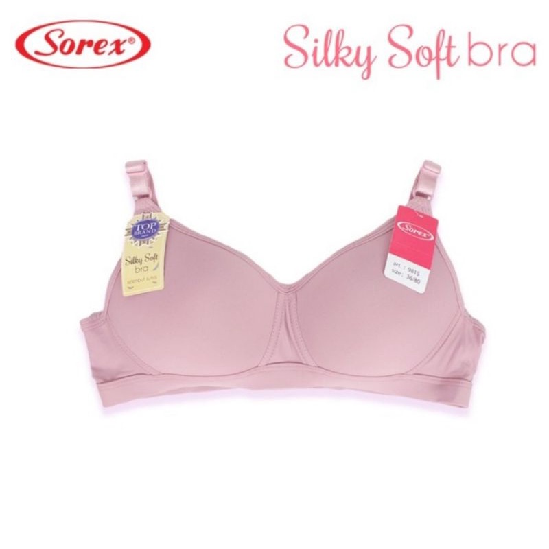 Sorex Bra Silky Soft Cup Besar 9815 Tanpa Kawat Setara Cup B-C