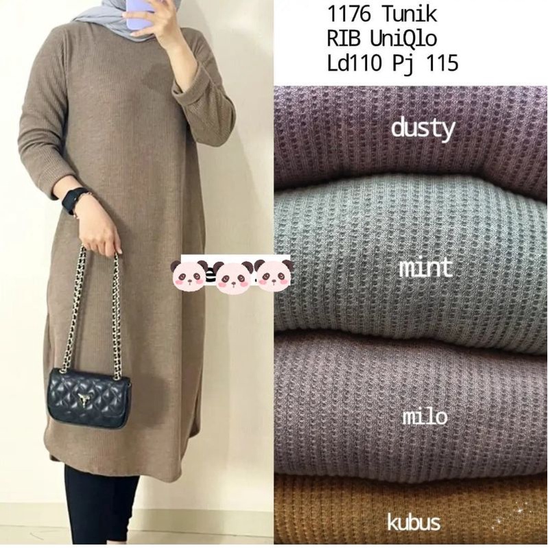 tunik rib uniqlo