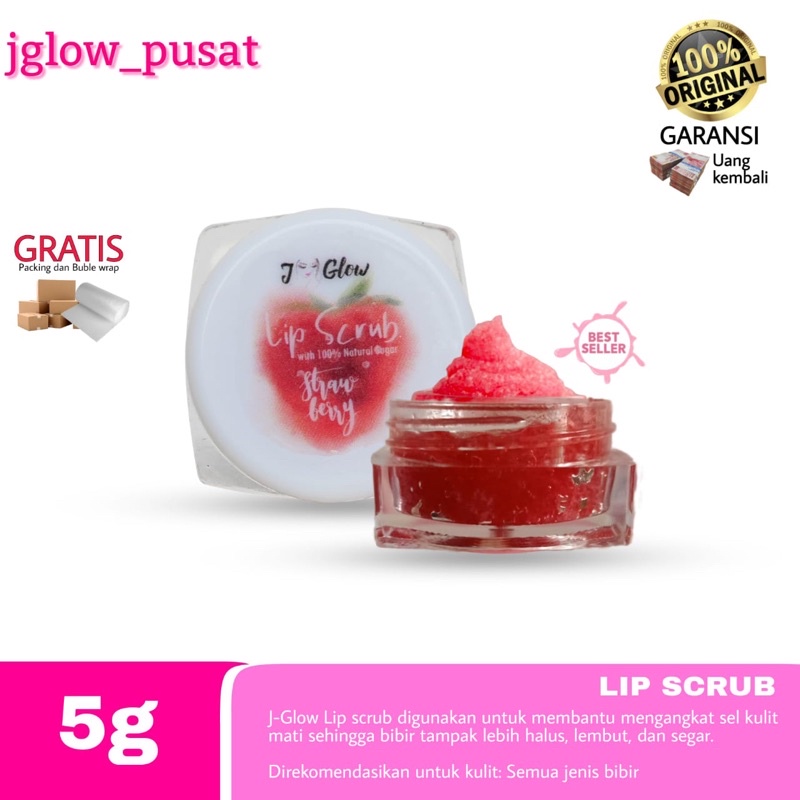 LIP SCRUB JGLOW VITAMIN BIBIR