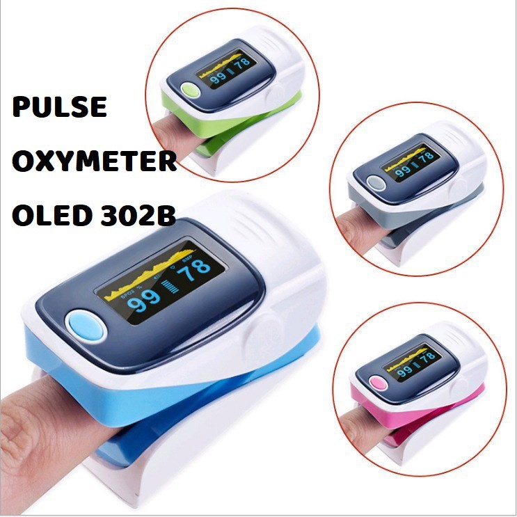 FINGERTIP PULSE OXYMETER OXIMETER OLED DISPLAY PENGUKUR KADAR OKSIGEN OXYGEN DARAH JANTUNG