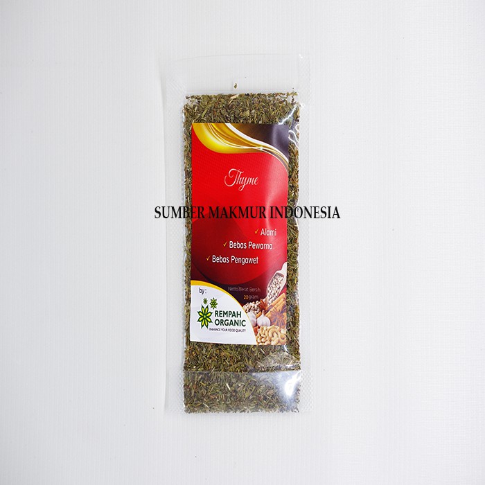 DAUN THYMES KERING CAP REMPAH ORGANIC 20 GRAM - ECERAN