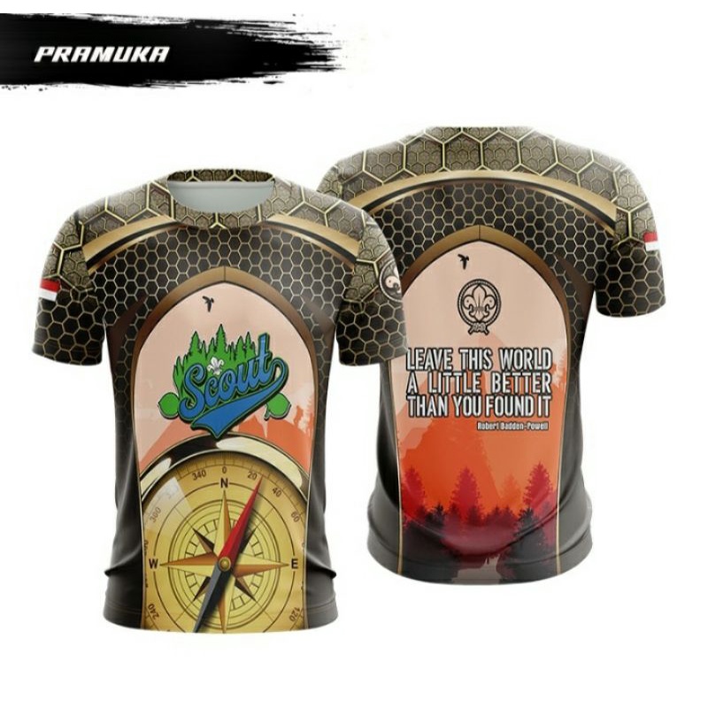 kaos jersey fullprinting pramuka keren