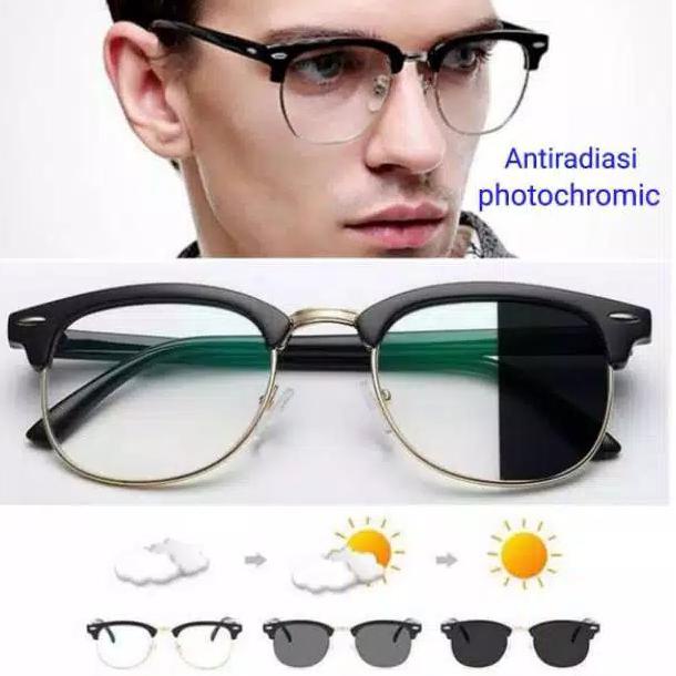MURAH MERIAH KACAMATA MINUS ANTIRADIASI CLUBMASTER - anti radiasi