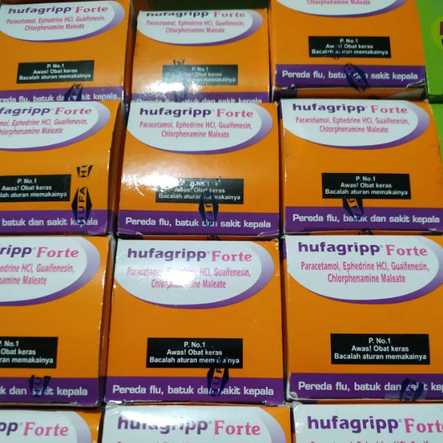 Hufagripp Forte Tablet Obat Batuk&Flu