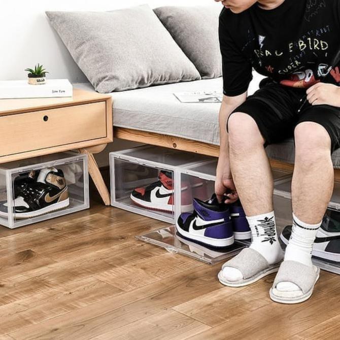 Box Sepatu Premium Sneaker Jumbo / Kotak Sepatu Xxl/ Shoe Box Premium Sanyose