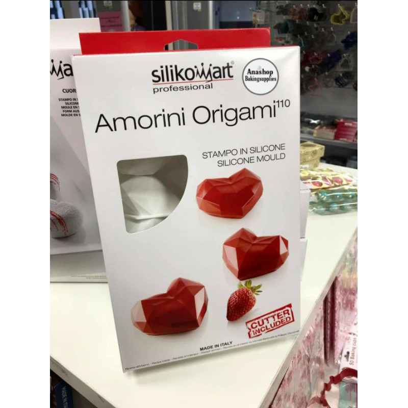 

Silikomart Amorini Origami 110 Silicone Mold