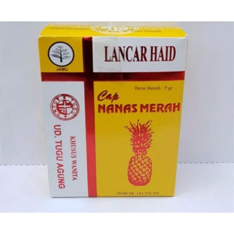 

jamu Cap nanas merah 5 sachet