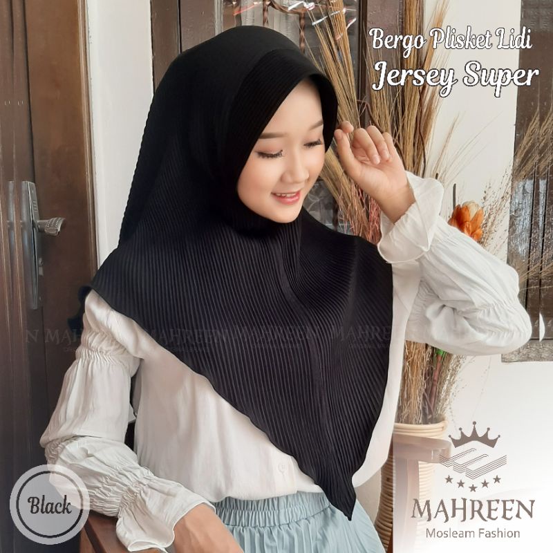 Bergo Plisket lidi Ori Mahreen prisket jersey premium