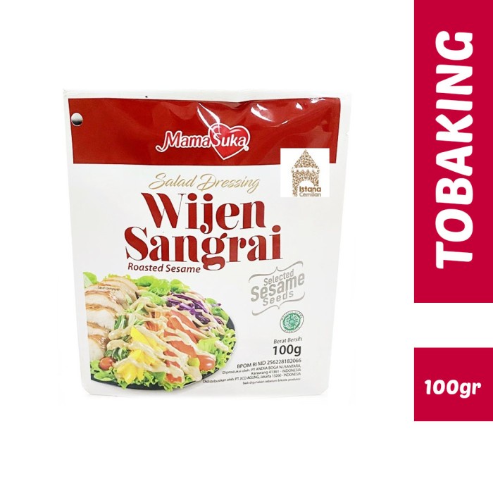 

Mamasuka Salad Dressing Wijen Sangrai 100gr Roasted Sesame HALAL