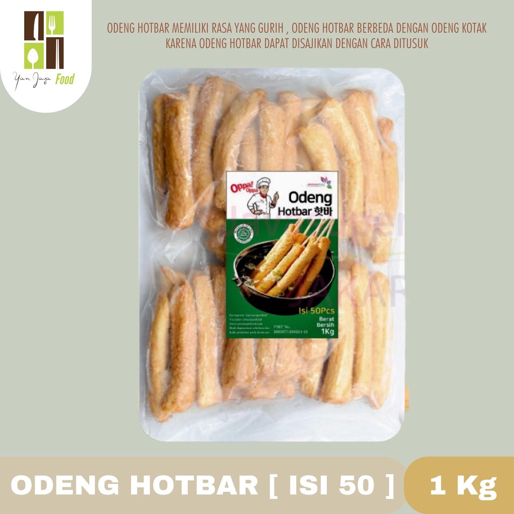 Hotbar Odeng Oppa Odeng Tusuk Odeng Panjang Jajanan Asli Korea [500g/1Kg]