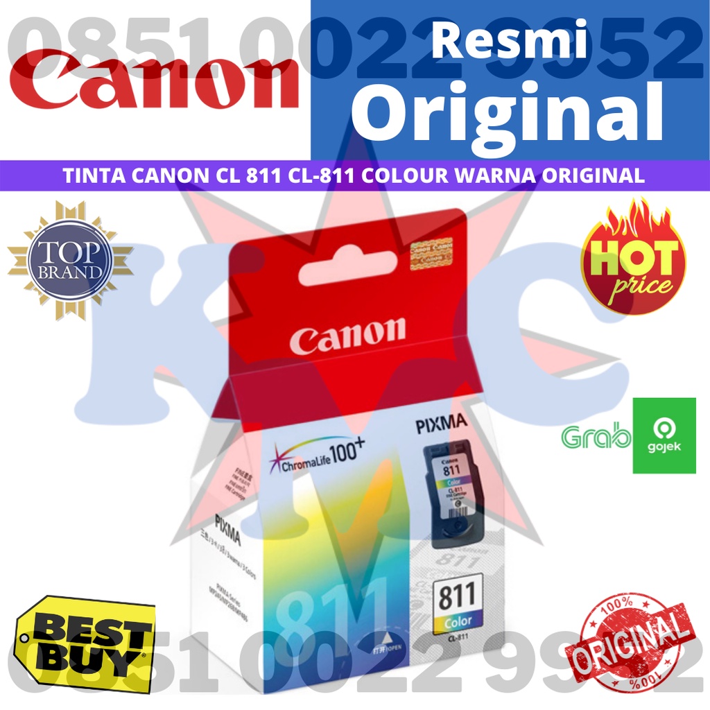 Canon Tinta Printer CL 811 Colour Original