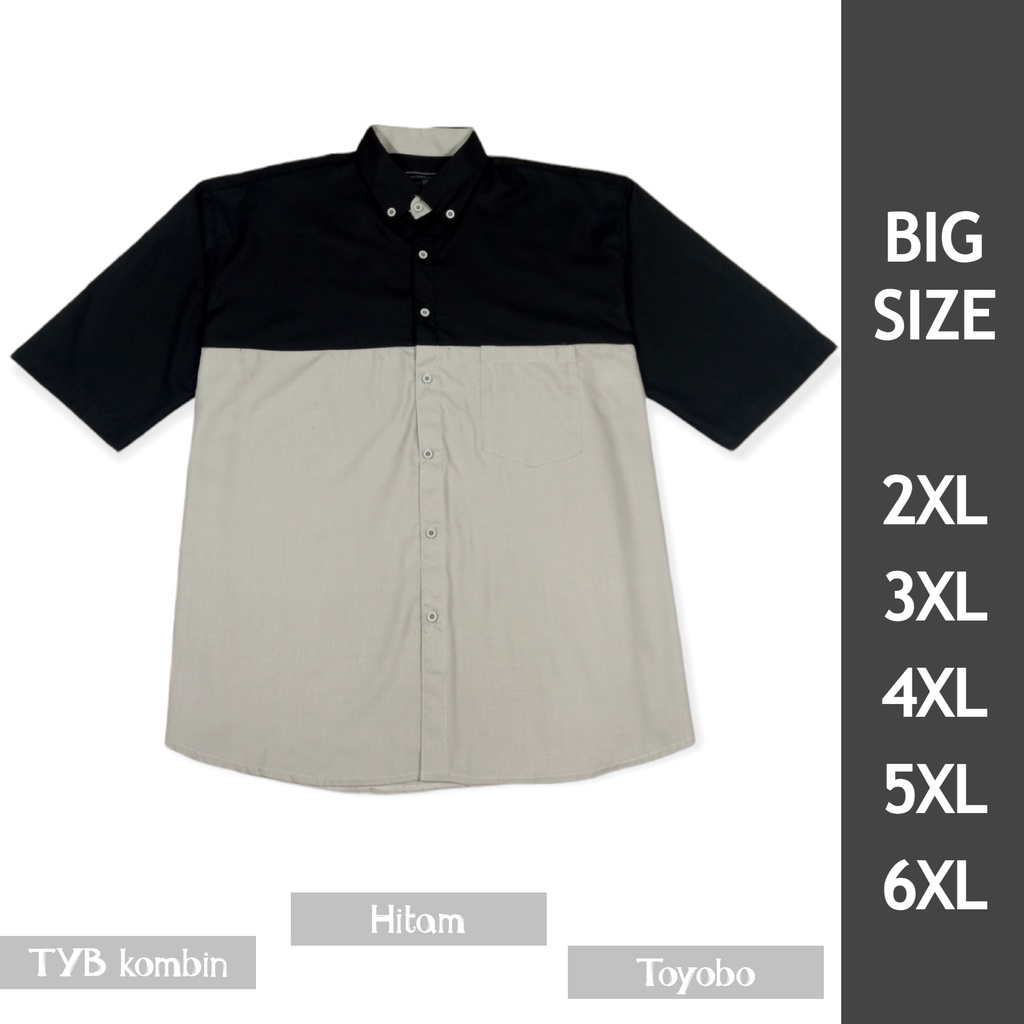 Kemeja Formal Casual BIG SIZE XXXL XXXXL XXXXXL XXXXXXL Kemeja Jumbo 2XL - 6XL | Kmj