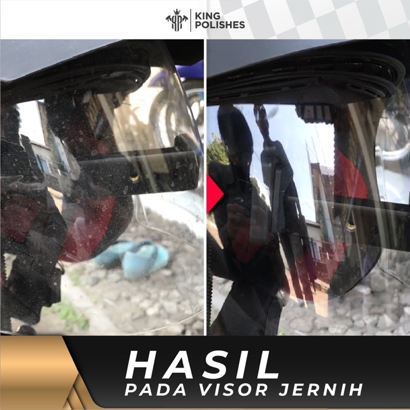 KING POLISHES Visor Cleaner Pembersih Visor Helm