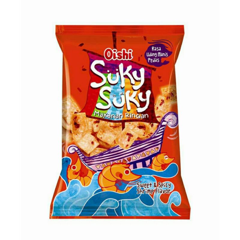 

Oishi Snack Suky Suky 65G - Udang Manis Pedas