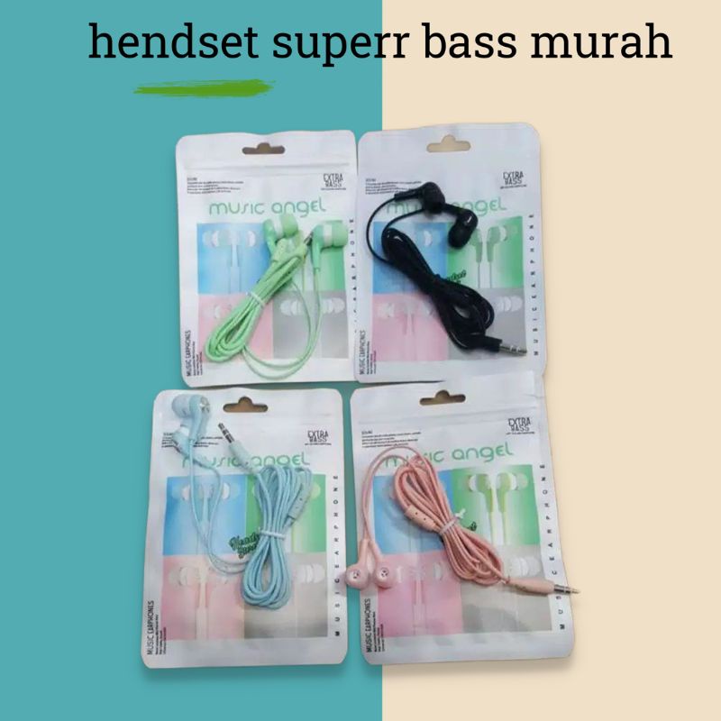 hendset kabel headset handsfre murah panjang satu meter