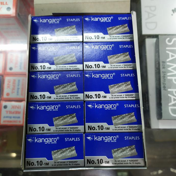 

Berkualitas Isi Staples No.10 Kangaro Kecil Trendi