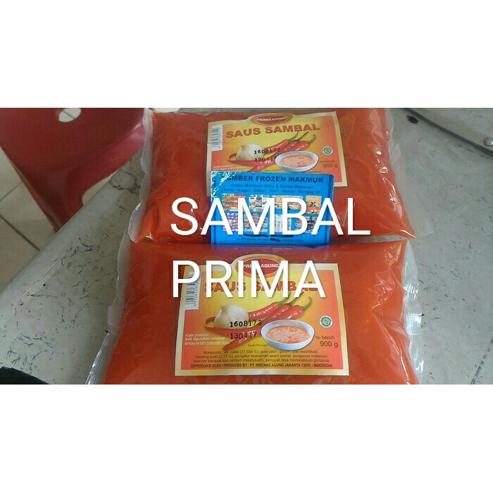 

saus sambal 900 gr prima agung