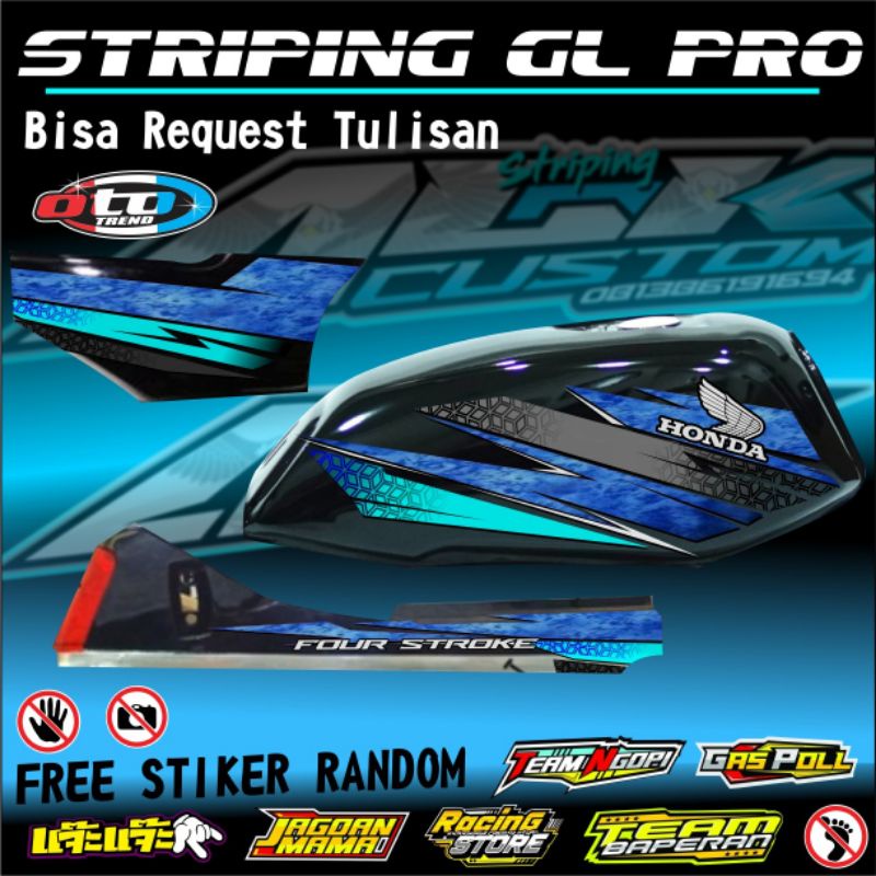 STRIPING STIKER VARIASI HEREX GL MAX/ GL PRO
