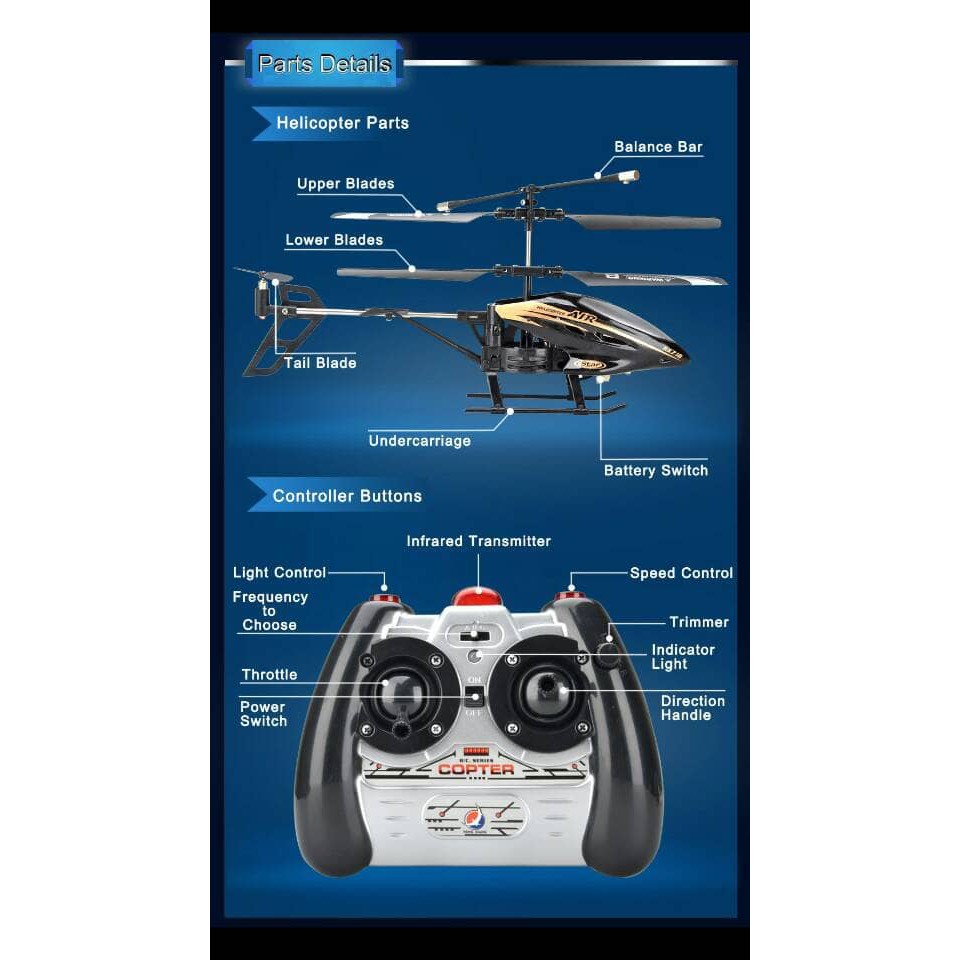 Super Hot RC Helikopter HX718 3.5 Channel / Remote Control Helikopter 3.5 channe Terbatas
