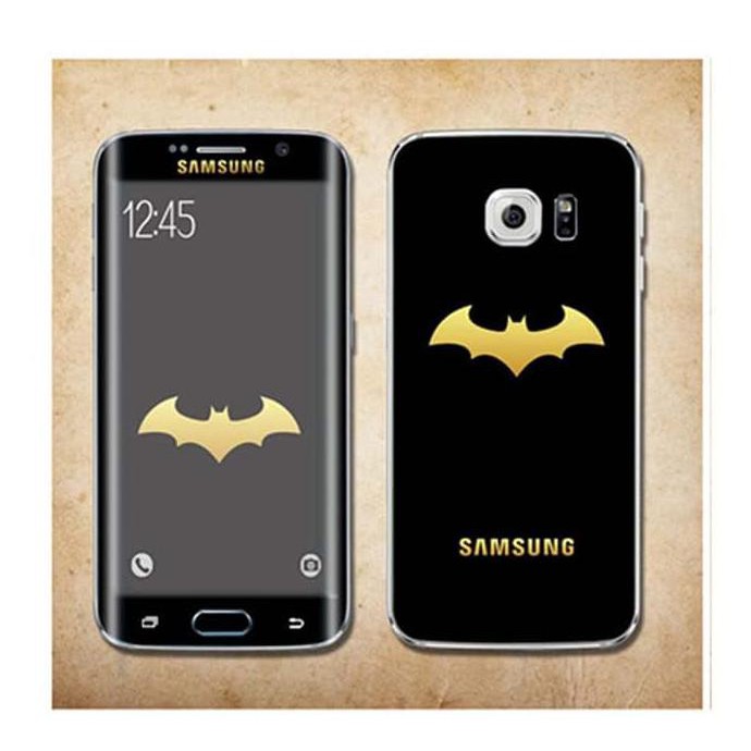 Terbaru Skin Samsung S7 Edge Skin Body Protector Anti Baret Back Front - Batman Buru Order