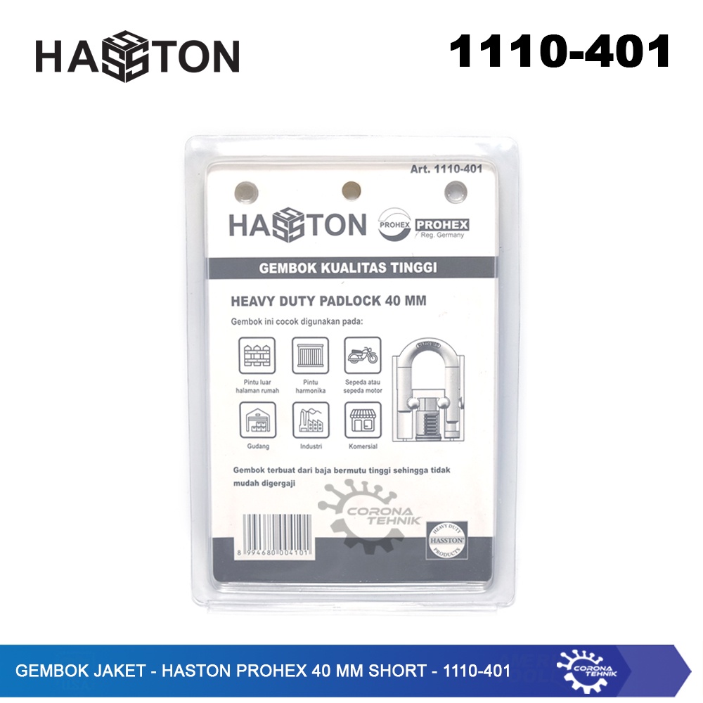 Haston Prohex 40 mm Short - 1110-401 - Gembok Jaket