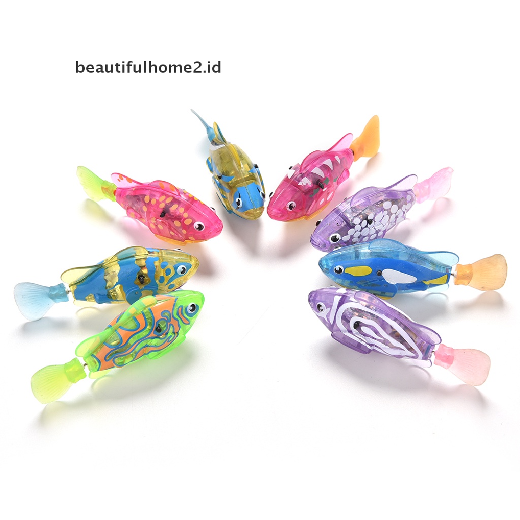 (Beautifulhome2) Buku Literatur Klasik Bahasa MandarinId 1pc Mainan Ikan Robotik Elektronik Tenaga Baterai