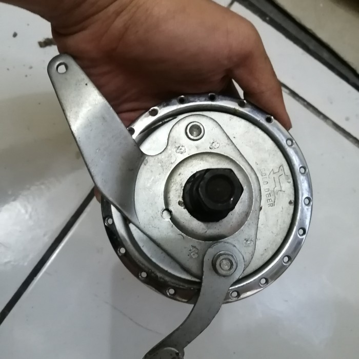 tromol sepeda onthel belakang GOLD DEER taiwan NOS COD bisa