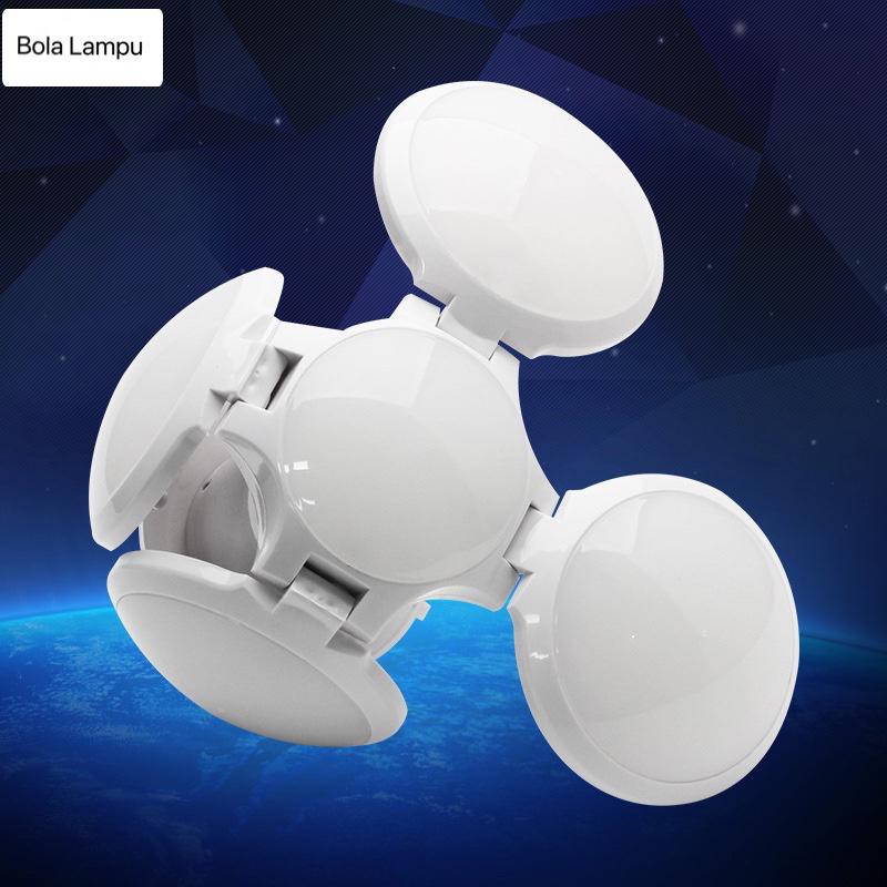 Lampu Bohlam Led 60 watt / Model Lipat Bentuk Ufo /led football ufo lampu