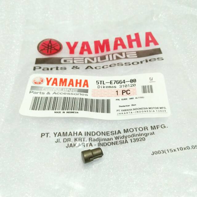 PIN GUIDE PAKU KANCINGAN PULLY PULY BELAKANG MIO ORIGINAL YAMAHA