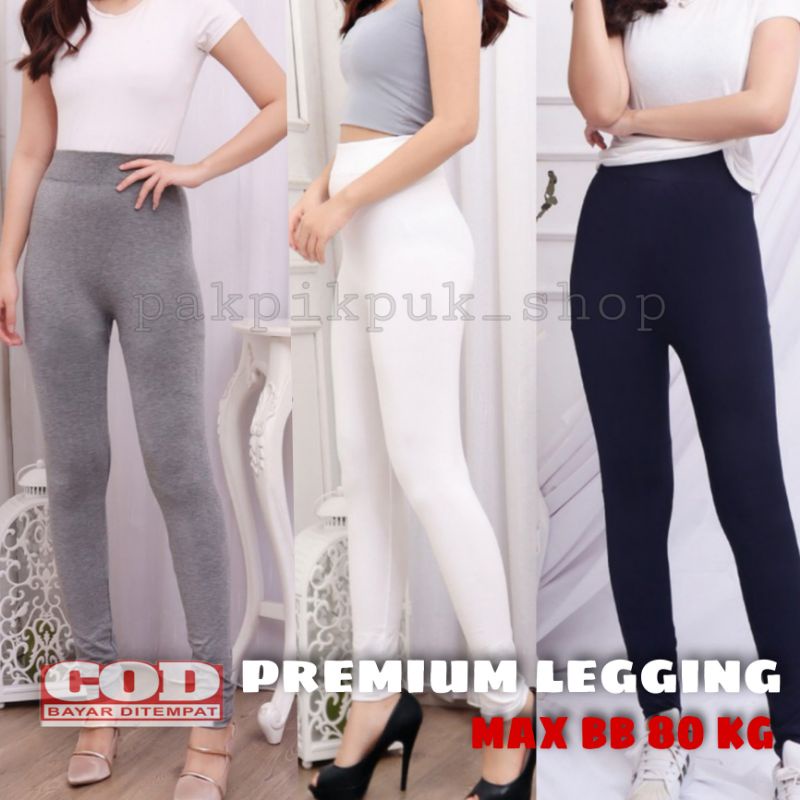 Celana Legging Sport Panjang Wanita Cewek Anak Perempuan Polos Highwaist Nyaman Bisa Untuk Bumil