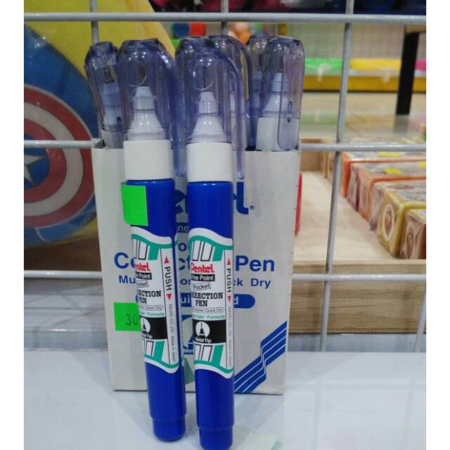 

Pentel fine point pocket correction pen ZL62-W