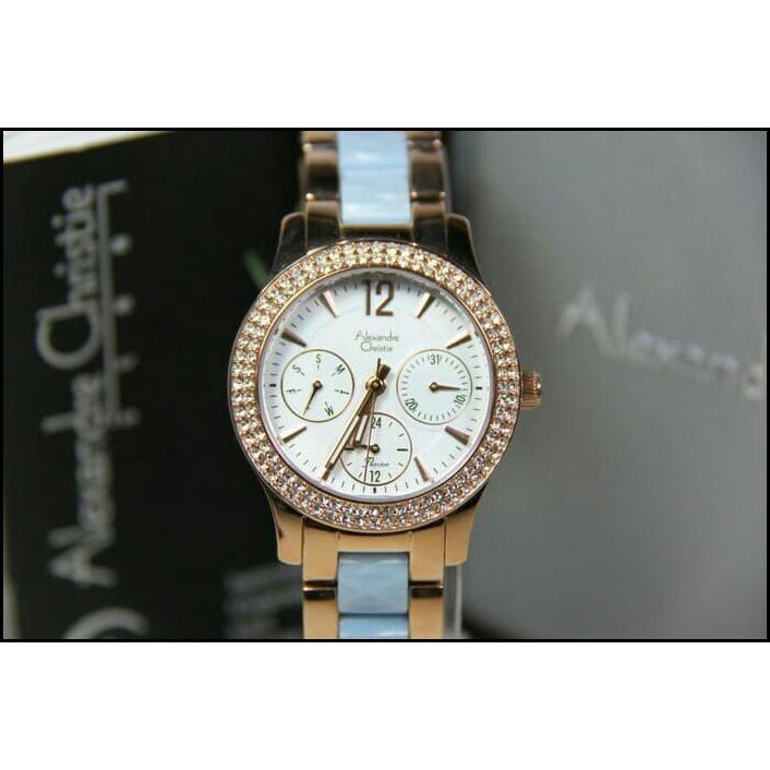 Jam Tangan Alexandre Christie Ac 2608 Original Wanita