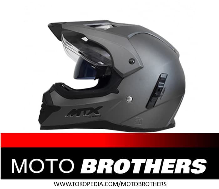 HELM YAMAHA MTX MATT GREY