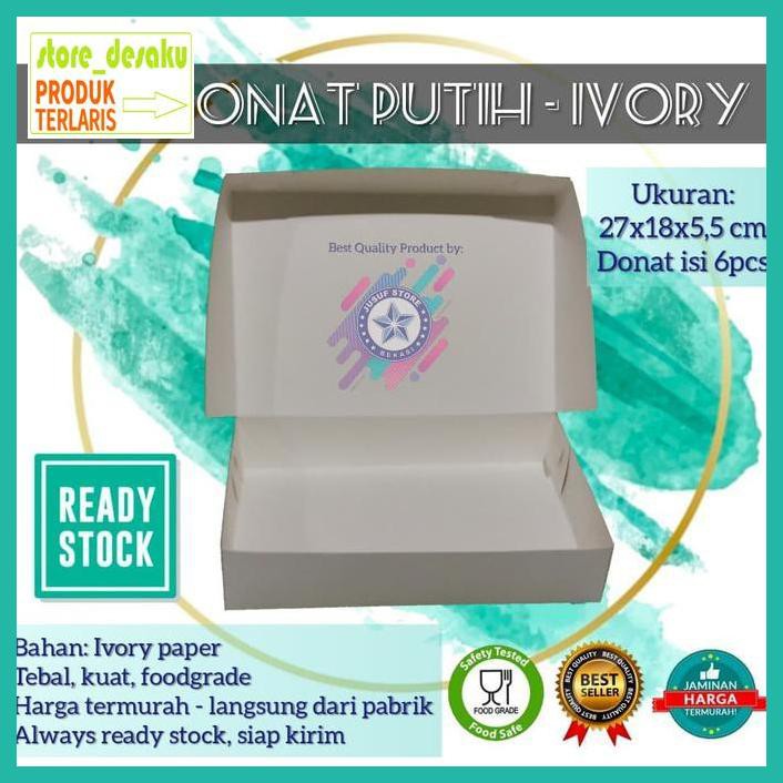 

Yrey5Y- Box Dus Donat Ukuran Setengah Lusin - Cokelat Tgdr6E-