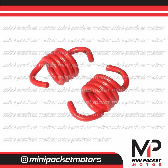 PER KAMPAS GANDA RACING MERAH MOTOR MINI GP / TRAIL ISI 2 ASLI