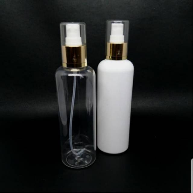 BOTOL SPRAY 250 ML - SPRAY ALMUNIUM GOLD FULLCAP