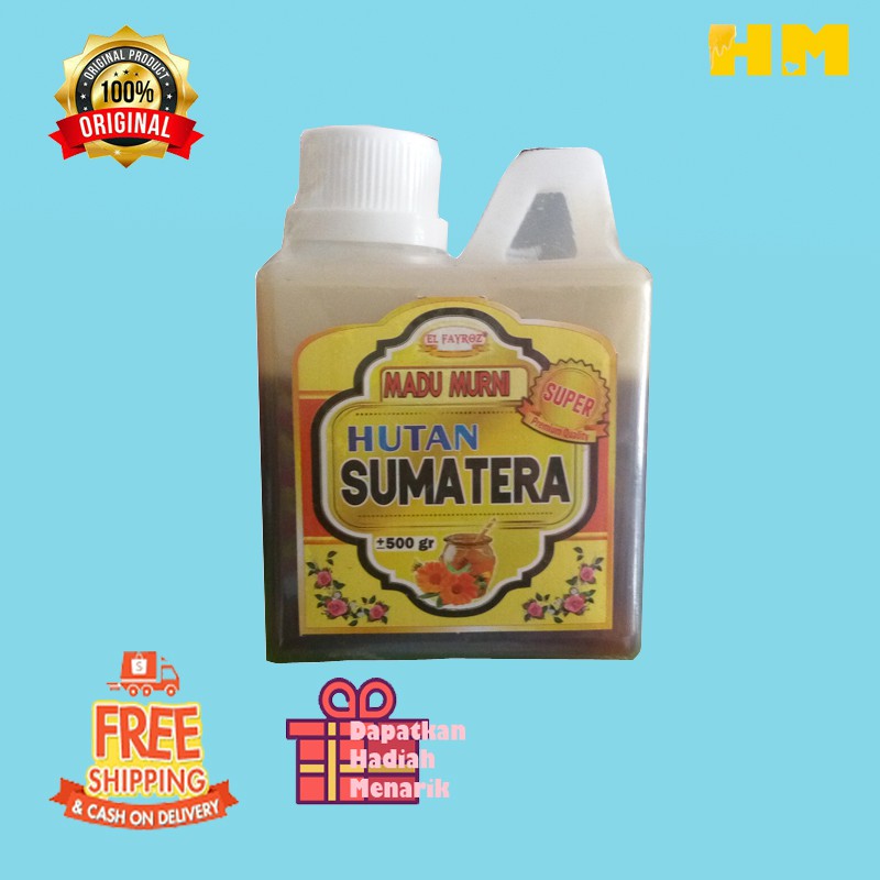 

Madu Hutan Sumatera Elfayroz 500Gr / Madu hutan Asli Sumatera 100% Original Meningkatkan Daya Tahan