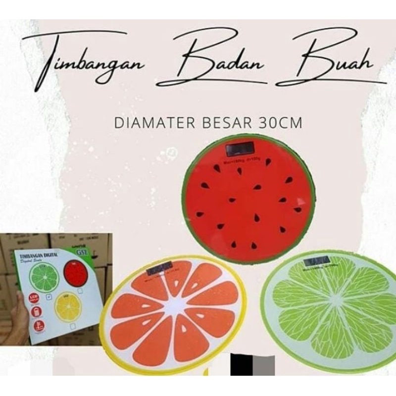 TIMBANGAN BADAN BUAH 30cm