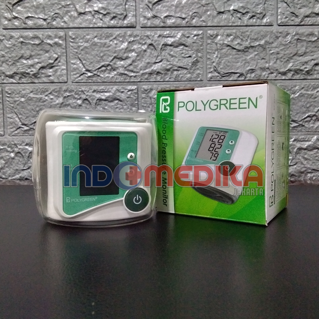 Tensimeter Digital Polygreen Pergelangan KP 6230 / Pengukur Tekanan Darah