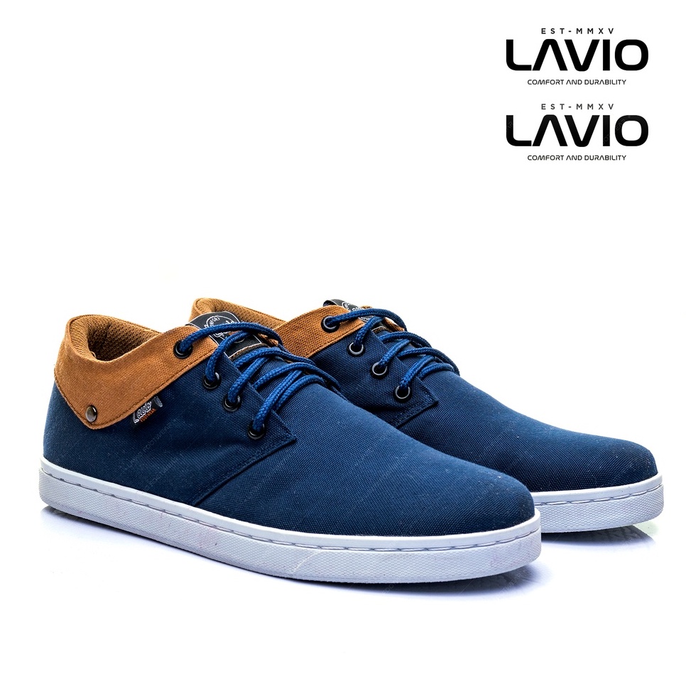 Sepatu Casual Pria Original Branded Keren 2022 Lavio Hilton Kanvas