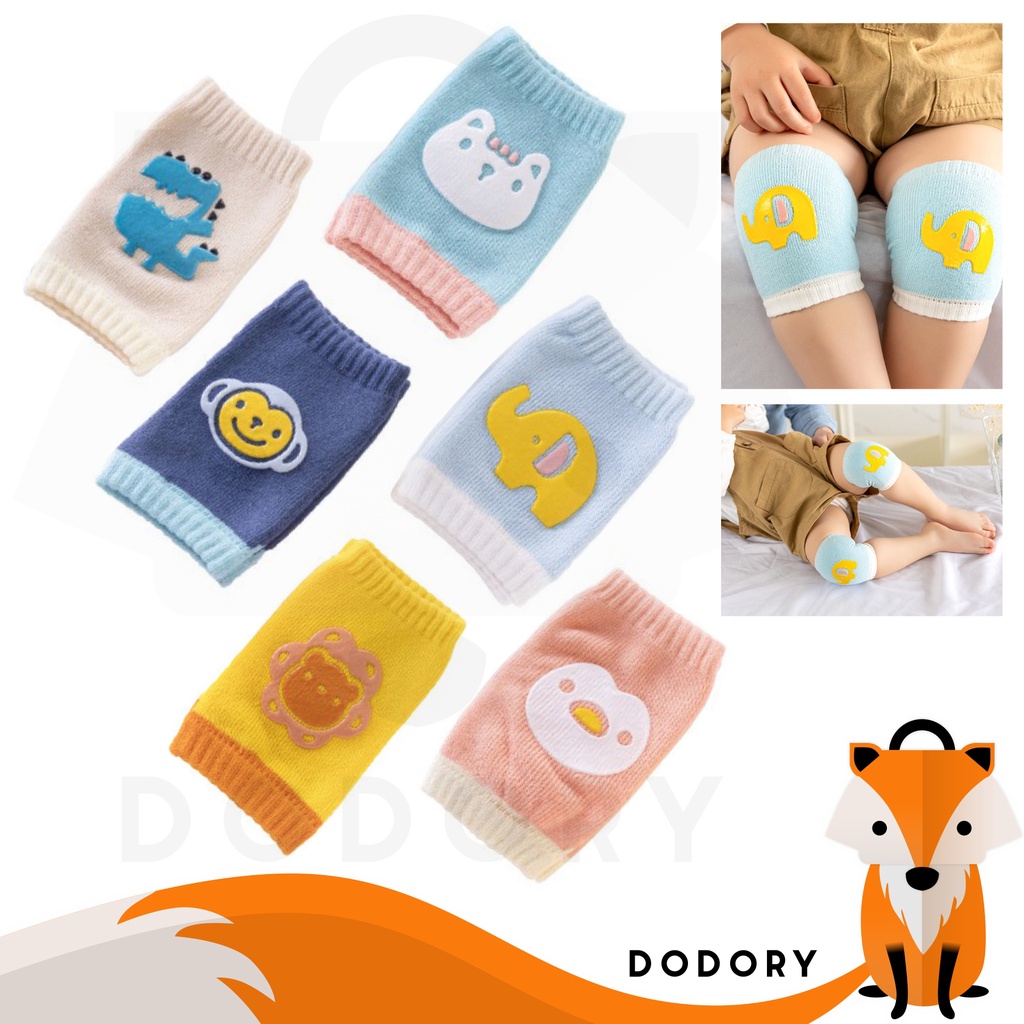 DODORY KS11 Knee Protector Motif Karakter Animal  Kneepads Pelindung Lutut Knee Pads Baby Anti Slip