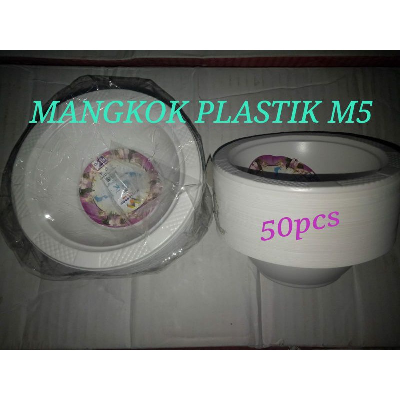 Jual Mangkok Kecil Plastik M5 Mangkok Plastik Sekali Pakai Shopee