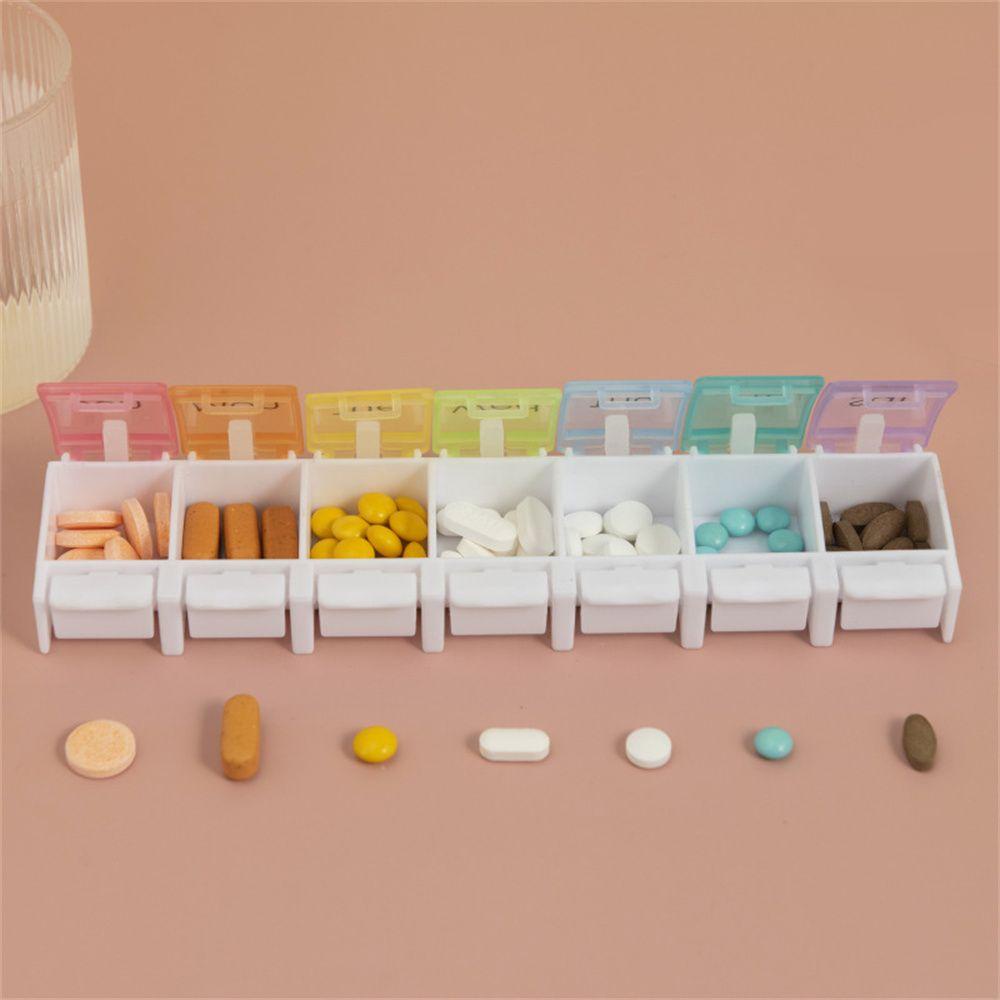 PREVA Daily Pill Box Large Organiser Storage Jewelry Storage Box Weekly