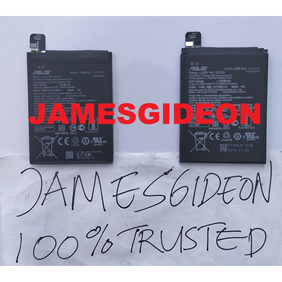 Batt Batrai Batre Battery Baterai Asus Zenfone 4 Max Pro Zc554kl C11p1612 Original Asus Shopee Indonesia